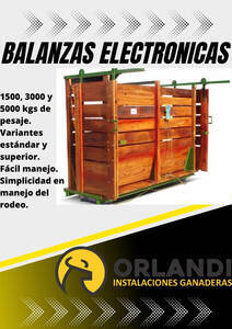 Balanza Electronica Para Hacienda Orlandi
