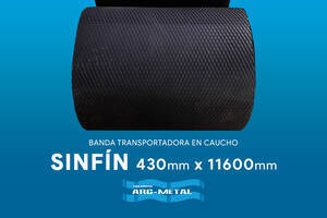 Banda Sinfín 430 mm x 11600 mm Arg-Metal