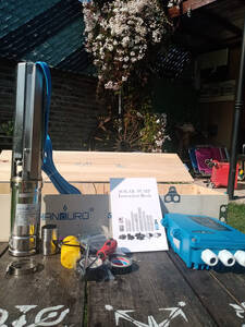 Bomba Solar 1100w DC Con Su Controlador