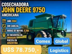 BUSCAS COSECHADORA? NOSOTROS LA IMPORTAMOS PARA VOS