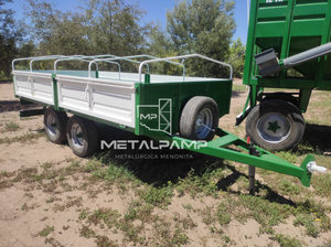Carro Multipropósito. Tráiler Con Barandas Volcables.