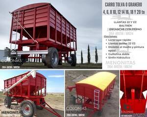 Tolva Cerealera Colonia Menonita de 4 a 20 Tn.