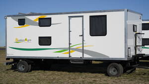 CASILLA RURAL BUNKERAGRO PARA 4 PERSONAS DE FIBRA