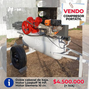 Compresor Portátil, Eléctrico/explosión.