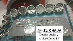 Cuenta Vuelta Y Tablero Completo Deutz 85