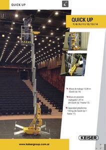 Elevador Unipersonal 12M Quick Up 12 Jlg