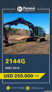 Excavadora Forestal John Deere 2144G