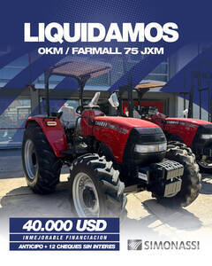 Tractor Case Ih Farmall Jxm 75 4 Wd Straddle