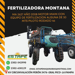 Fertilizadora Montana Año 2008