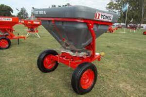 Fertilizadora de arrastre al voleo Yomel Flex 1050 Disponible