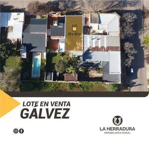 Gálvez. Lote en venta 10x20 mts. Todos los servicios