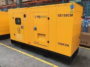 Grupo electrógeno diesel trifásico 150 kva MB Energy GE150CM