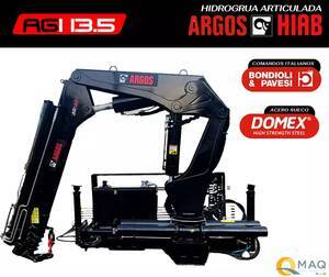 Hidrogrua ARGOS HIAB AGI 13.5 -15mts Vertical - 910kg - anticipo