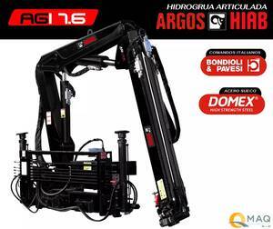 Hidrogrua ARGOS HIAB AGI 7.6 -línea Corralón -valor Anticipo