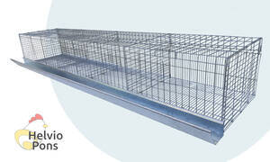 Jaulas De Recría Gallinas Pollas 40 A 120 Días - 2.40M