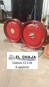 Llanta Deutz 8 Agujeros 12 4 38