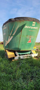 Mixer Agromec 14 M3, Año 2016, Balanza Hook, Disponible