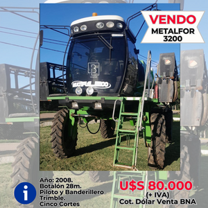 Pulverizadora Metalfor Multiple 3200.