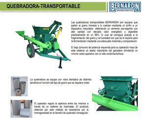 Quebradora Transportable Bernardin Modelos Tm100/200/240/270