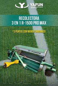 Recolectora de césped 3 en 1 3p-R-1500 Promax