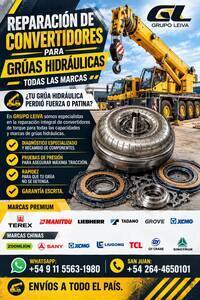 REPARACIÓN Y RECONSTRUCCIÓN DE CONVERTIDORES DE TORQUE PARA GRÚAS HIDRÁULICAS