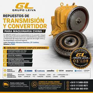 REPUESTOS DE TRANSMISIÓN Y CONVERTIDOR PARA MAQUINARIA CHINA | Advance, ZF, Mich