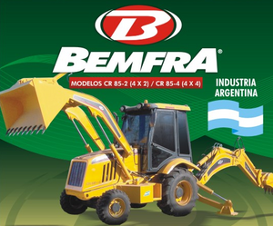 Retroexcavadora Bemfra Cr 85-4