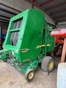 Rotoenfardadora John Deere 468. MegaWide Plus. Año 2012. 