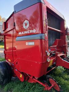 Rotoenfardadora Mainero 5881 año 2017, con monitor y 8.000 rollos. 