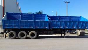 SEMI 3 EJES EN TAMDEN VUELCO VILATERAL 