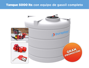 Tanque De 5000 Lts Para Gasoil Con Kit - Duraplas