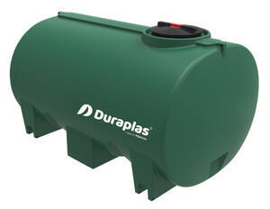 Tanque Plástico Horizontal Duraplas De 2000 Lts