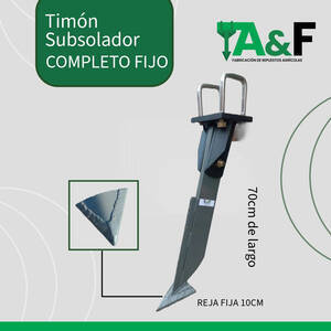 Timon Subsolador/descompactador con reja soldada