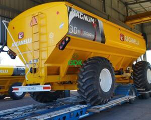 Tolva autodescargable EVO 30TN. 4 ruedas c/balanza. Ascanelli
