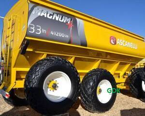 Tolva autodescargable EVO 33TN. 6 ruedas c/balanza. Ascanelli