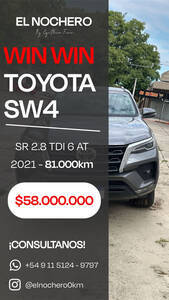 Toyota Swr Sr Oportunidad