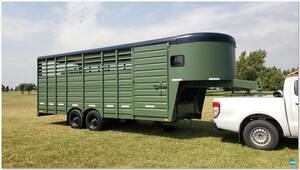 Trailer Semirremolque Homologado P/ Caballos. Ja1014-S