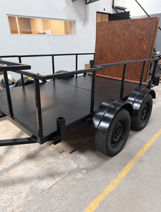 Trailer doble eje + rampa - 2 toneladas 