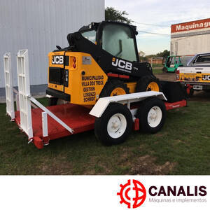 Trailer Nuevo Para Auto Elevador O Bob Cat / Canalis