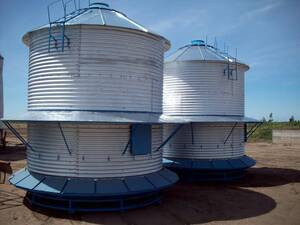 Silo Aéreo Chapa Cincalum Colonia Menonita 20 Toneladas - Nuevo