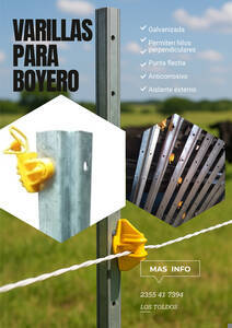 Varilla Para Boyero Galvanizada 6 Posiciones
