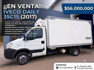 VENDO CAMION IVECO DAILY CON CAMARA DE CONGELADOS -18°C