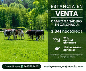 VENTA DE CAMPO - CALCHAQUÍ (SANTA FE)