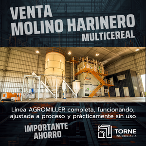 VENTA DE EQUIPAMIENTO COMPLETO – MOLINO HARINERO MULTICEREAL